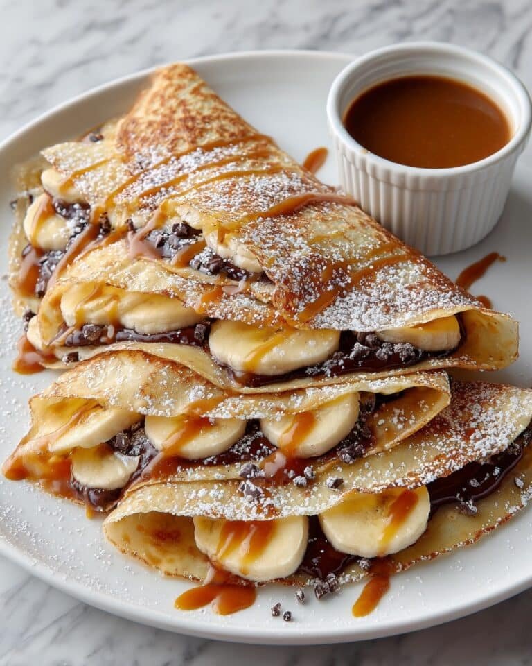 Chocolate Peanut Butter Banana Quesadilla Recipe