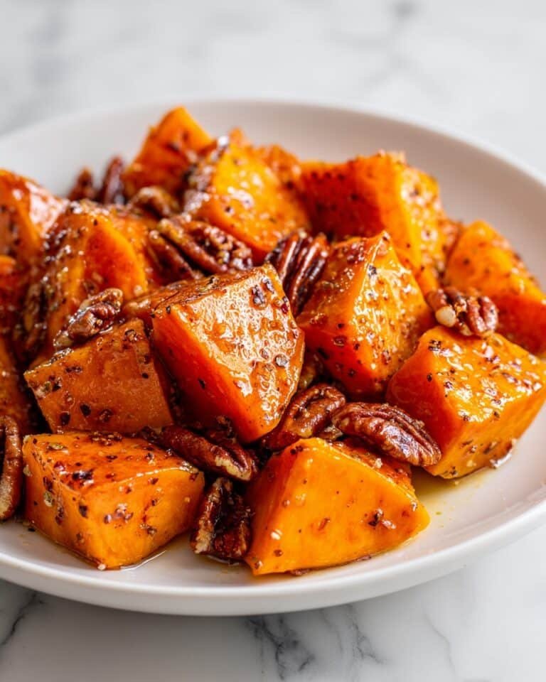Maple Roasted Sweet Potatoes with Cranberries and Walnuts Recipe