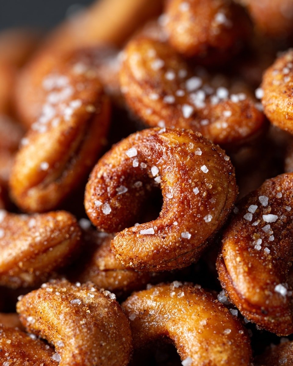 Honey Roasted Cashews Recipe - Recipe Image — Honey Roasted Cashews, homemade nut snacks, easy roasted nuts, cinnamon honey cashews, savory sweet nut recipe