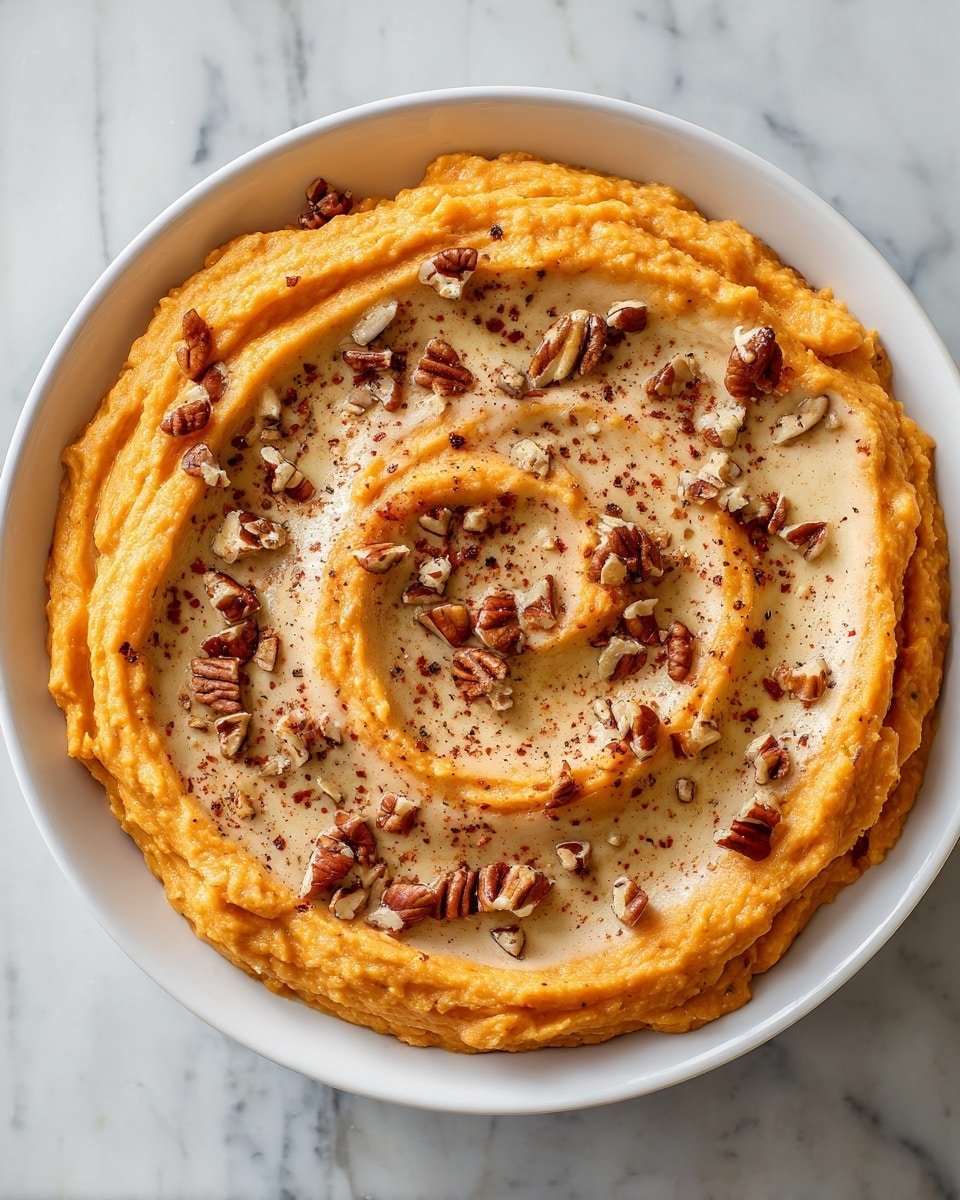 Creamy Sweet Mashed Potatoes Recipe - Recipe Image — Creamy Sweet Mashed Potatoes, sweet mashed potato recipe, comforting sweet potato side dish, easy sweet potato mash, cinnamon maple mashed potatoes