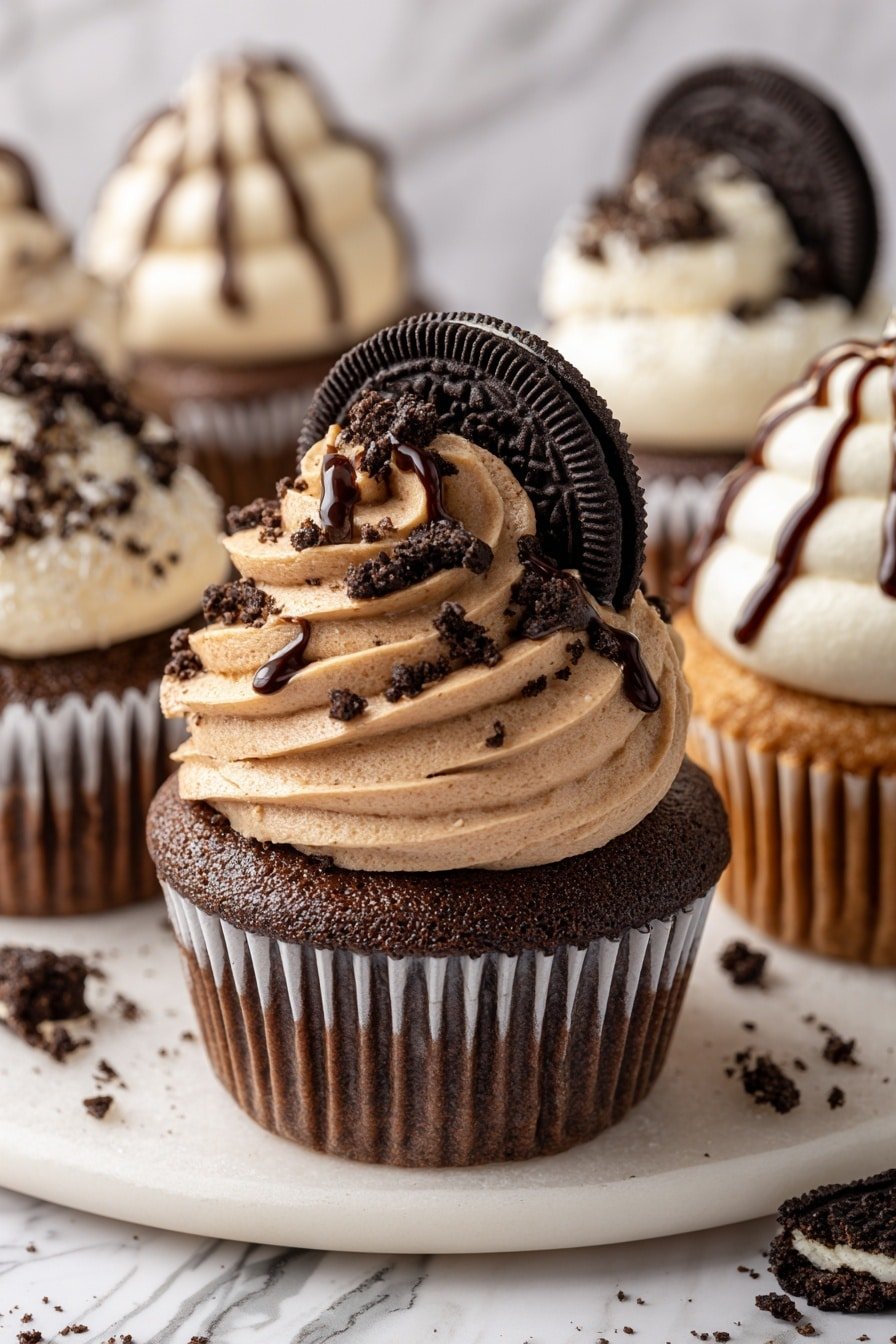 Oreo Chocolate Cupcakes Recipe - Article Image 1 — Oreo Chocolate Cupcakes, Oreo Chocolate Cupcake Recipe, Best Oreo Cupcakes, Easy Oreo Cupcakes, Chocolate and Oreo Dessert