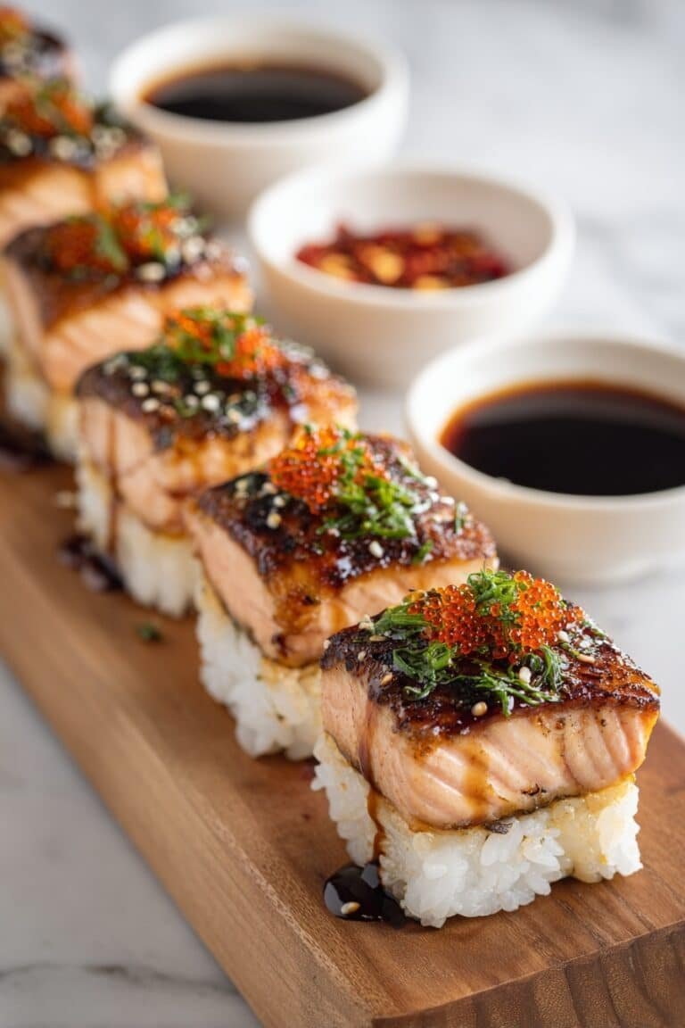 Spicy Salmon Sushi Bake Recipe