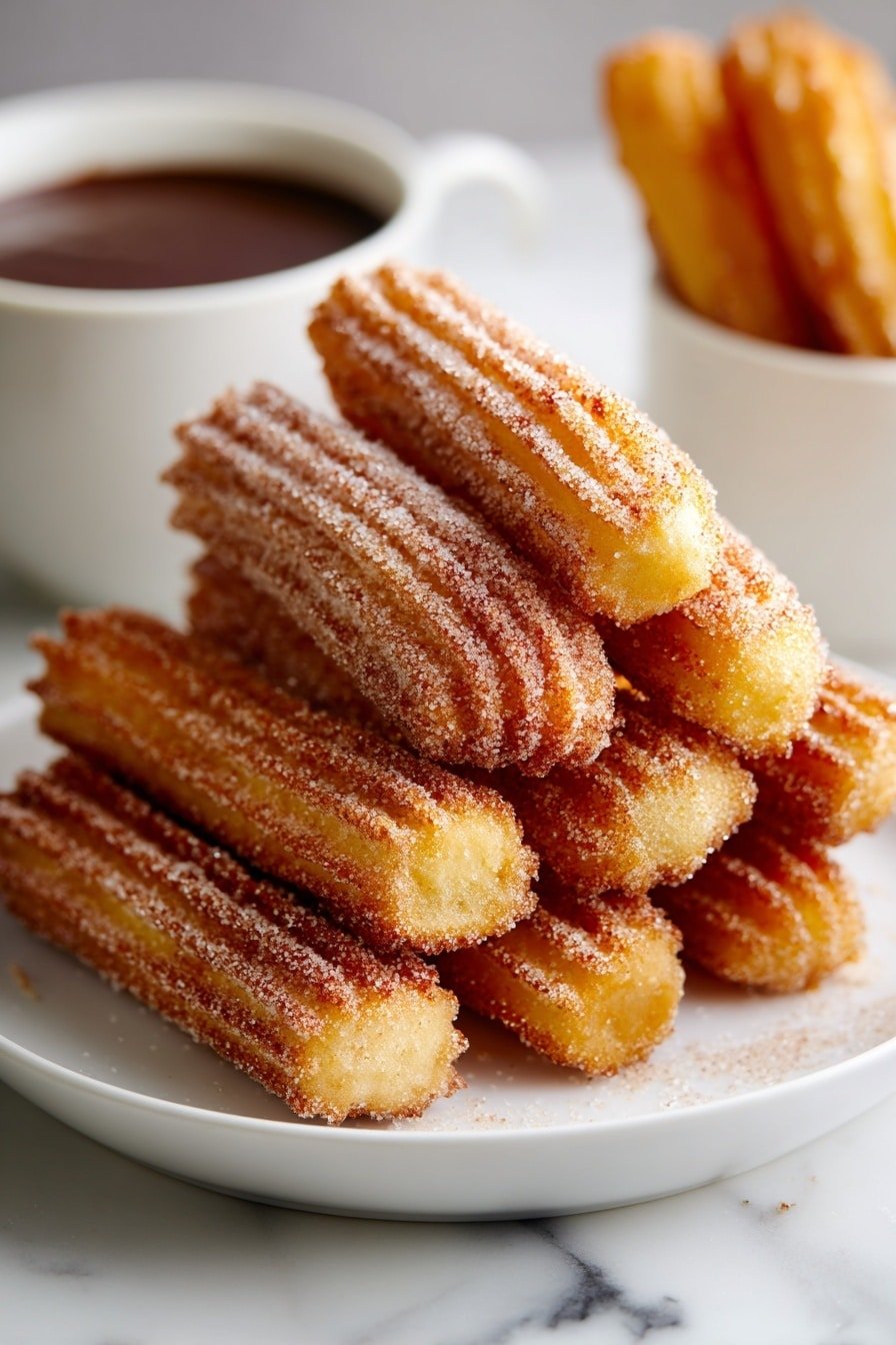 Baked Churro Bites with Cinnamon Sugar Recipe - Article Image 2 — Baked Churro Bites with Cinnamon Sugar, baked churro bites, cinnamon sugar churros, oven-baked churros, crunchy cinnamon bites