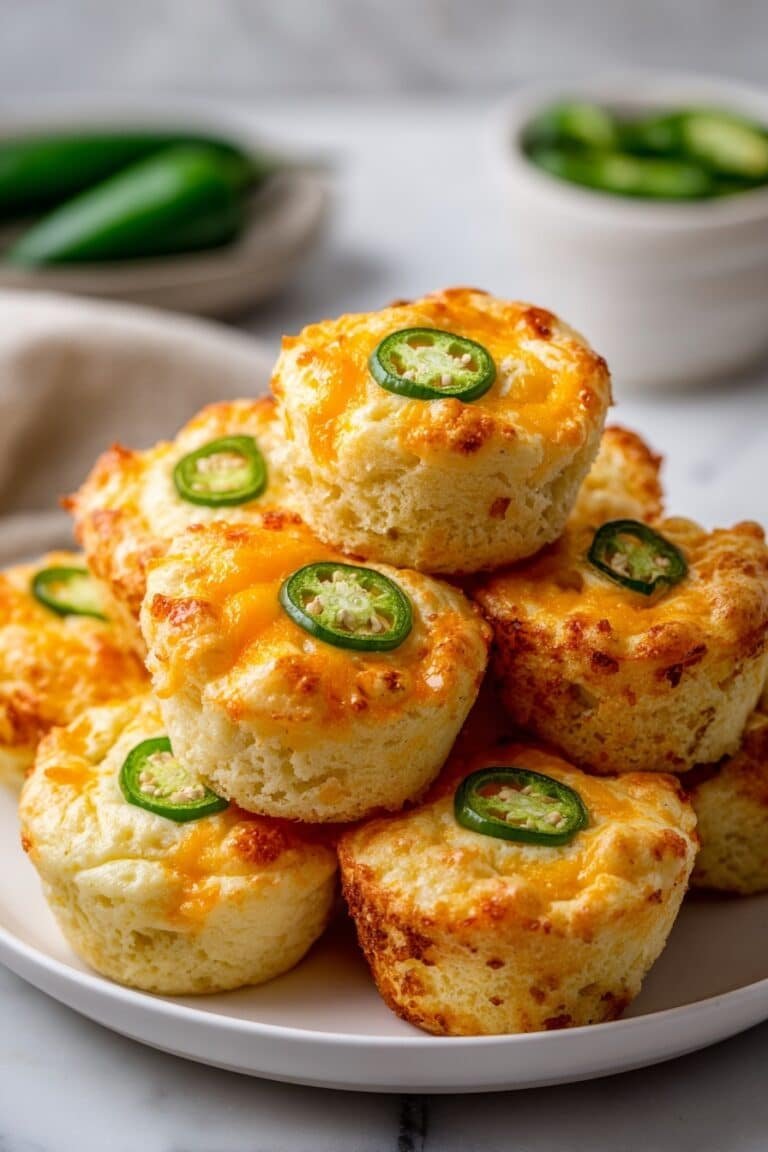 Cheesy Jalapeño Popper Shortbread Recipe