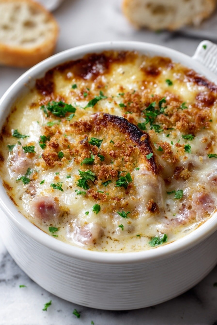 Chicken Cordon Bleu Soup Recipe - Article Image 1 — Chicken Cordon Bleu Soup, Easy Chicken Cordon Bleu Soup Recipe, Comforting Chicken Soup with Ham and Swiss, Creamy Chicken Cordon Bleu Soup Instructions, Hearty Chicken and Ham Soup