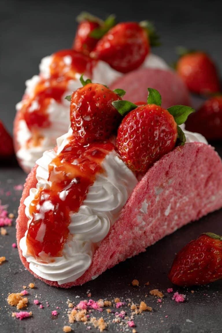 Strawberry Cookie Boats with Cream Filling Recipe