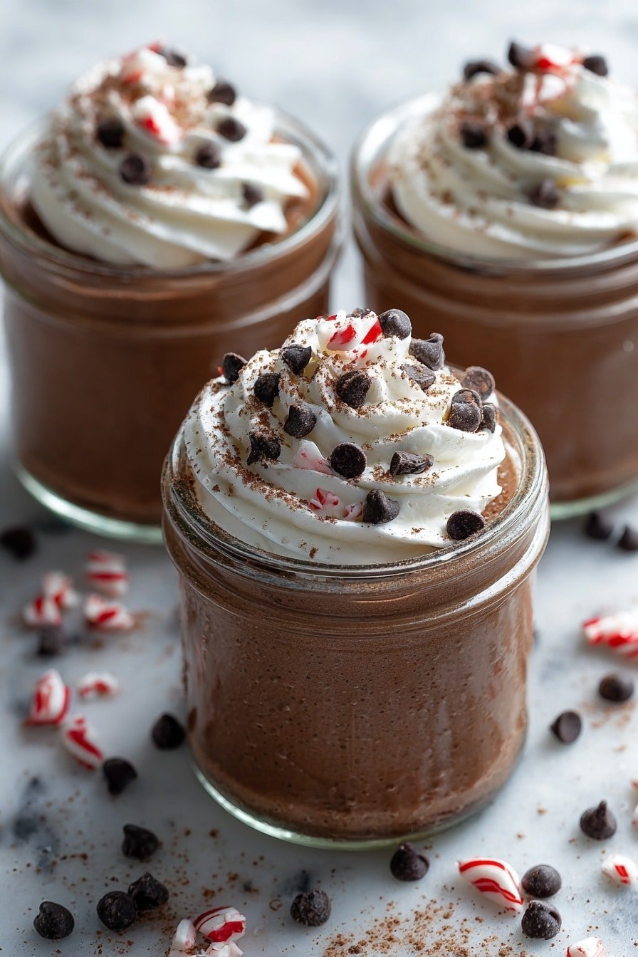 Peppermint Chocolate Greek Yogurt Mousse Recipe - Article Image 2 — Peppermint Chocolate Greek Yogurt Mousse, Greek Yogurt Dessert, Healthy Peppermint Chocolate Treats, Easy Holiday Mousse, Light Chocolate Mint Dessert