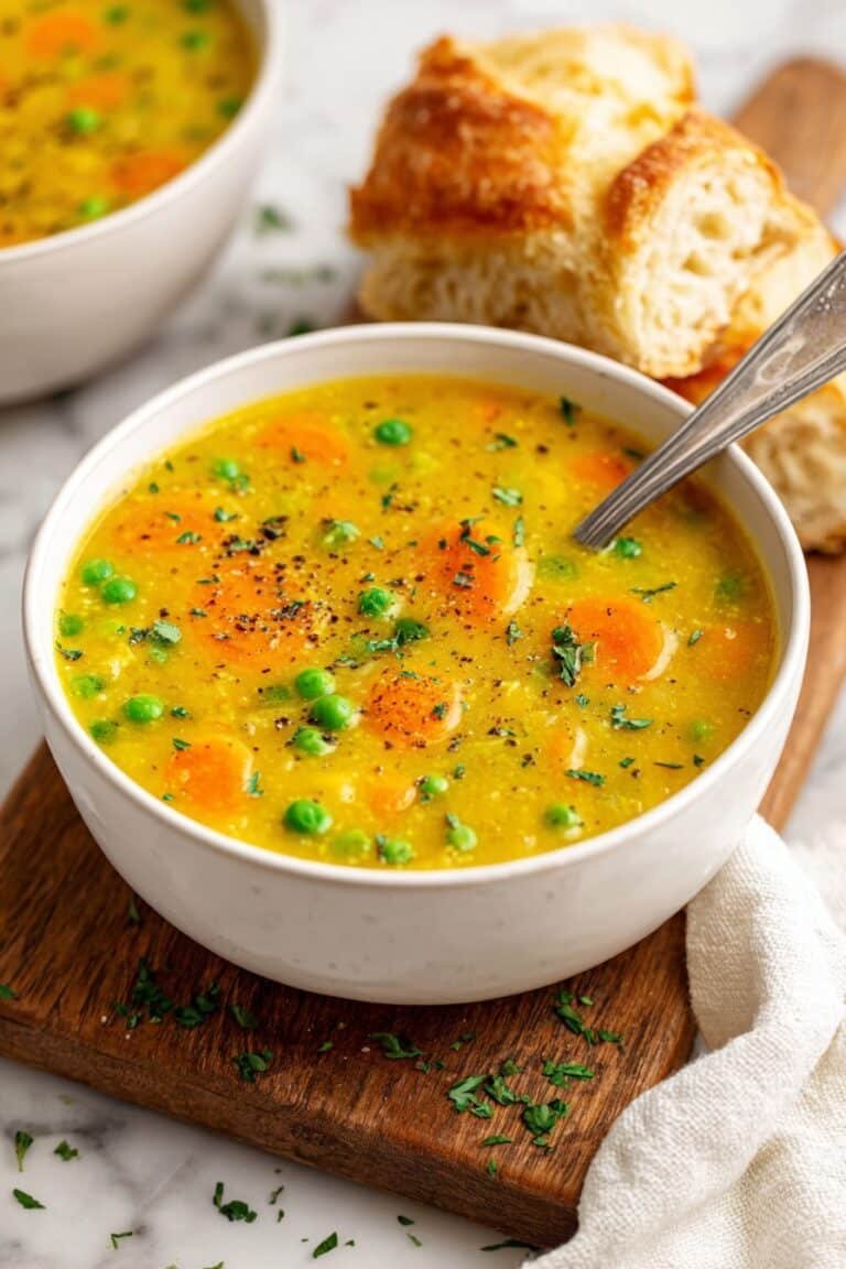 Creamy Vegetable Soup with Nutritional Yeast Recipe