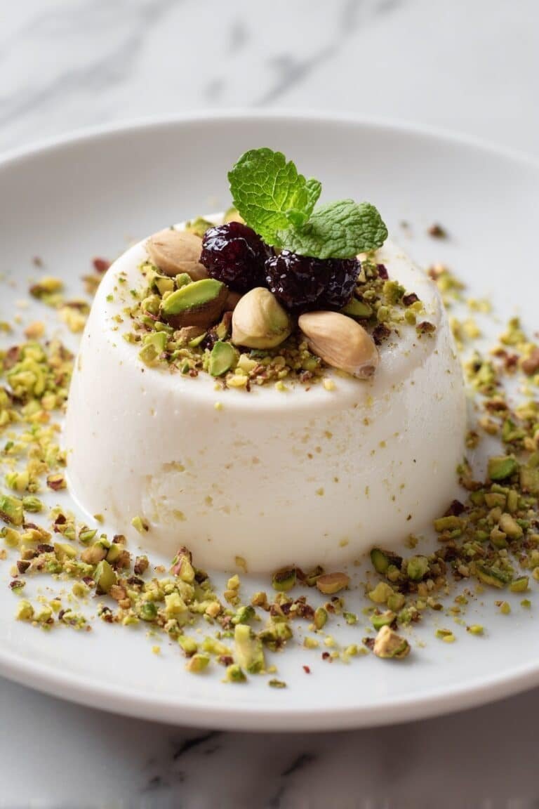Pistachio Panna Cotta Recipe