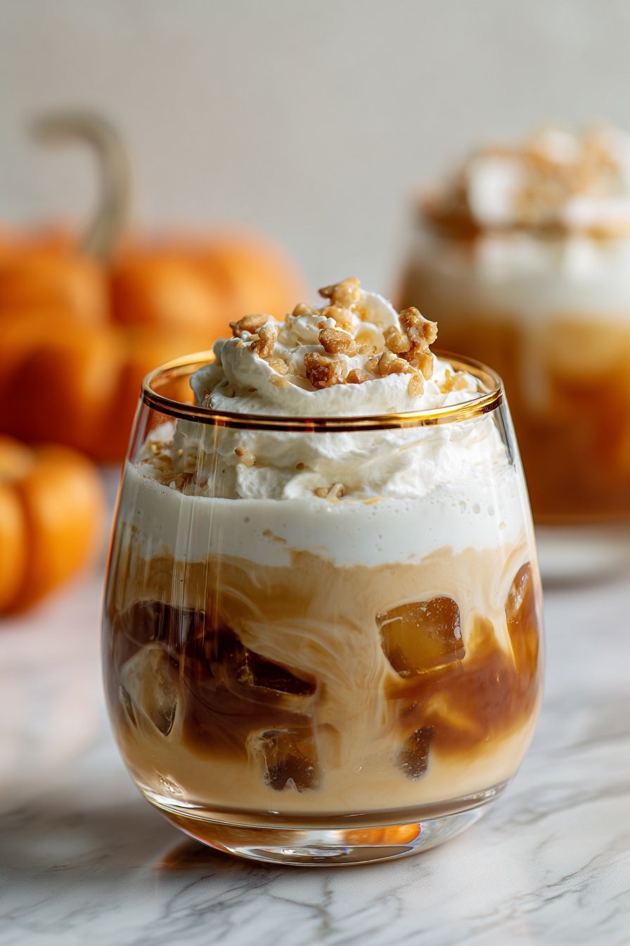 Vegan Pumpkin Pie Mocktail Recipe - Article Image 2 — Vegan Pumpkin Pie Mocktail, Seasonal Fall Mocktail, Dairy-Free Pumpkin Drink, Autumn Pumpkin Beverage, Vegan Pumpkin Shake