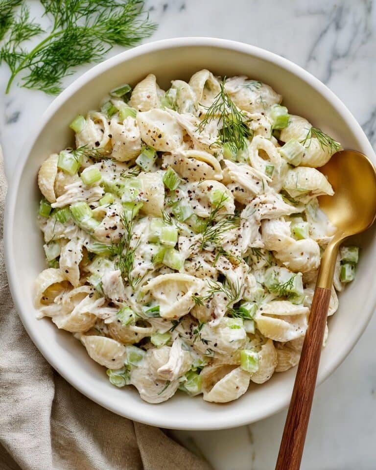 Creamy Tuna Pasta Salad with Dill Recipe