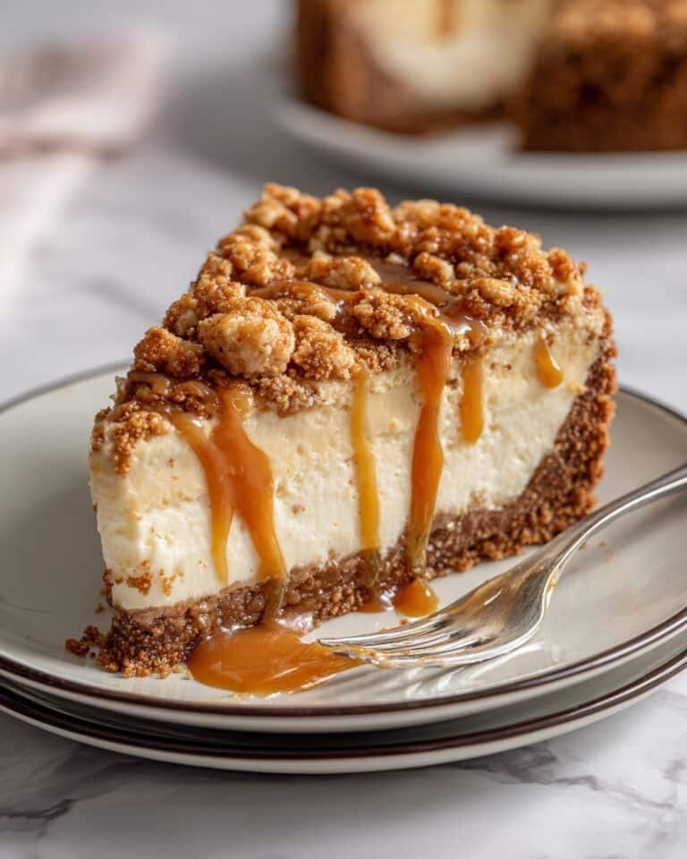 Salted Caramel Apple Pie Cheesecake Recipe