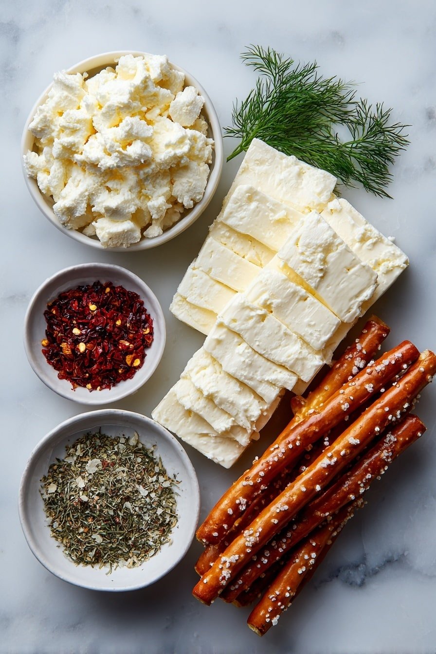 Christmas Tree Cheese Bites Recipe - Ingredients Image — Christmas Tree Cheese Bites, festive appetizer ideas, holiday cheese snacks, easy Christmas party appetizers, cute holiday finger foods