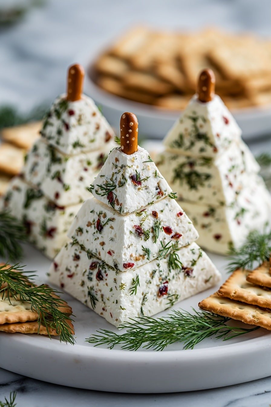 Christmas Tree Cheese Bites Recipe - Article Image 1 — Christmas Tree Cheese Bites, festive appetizer ideas, holiday cheese snacks, easy Christmas party appetizers, cute holiday finger foods