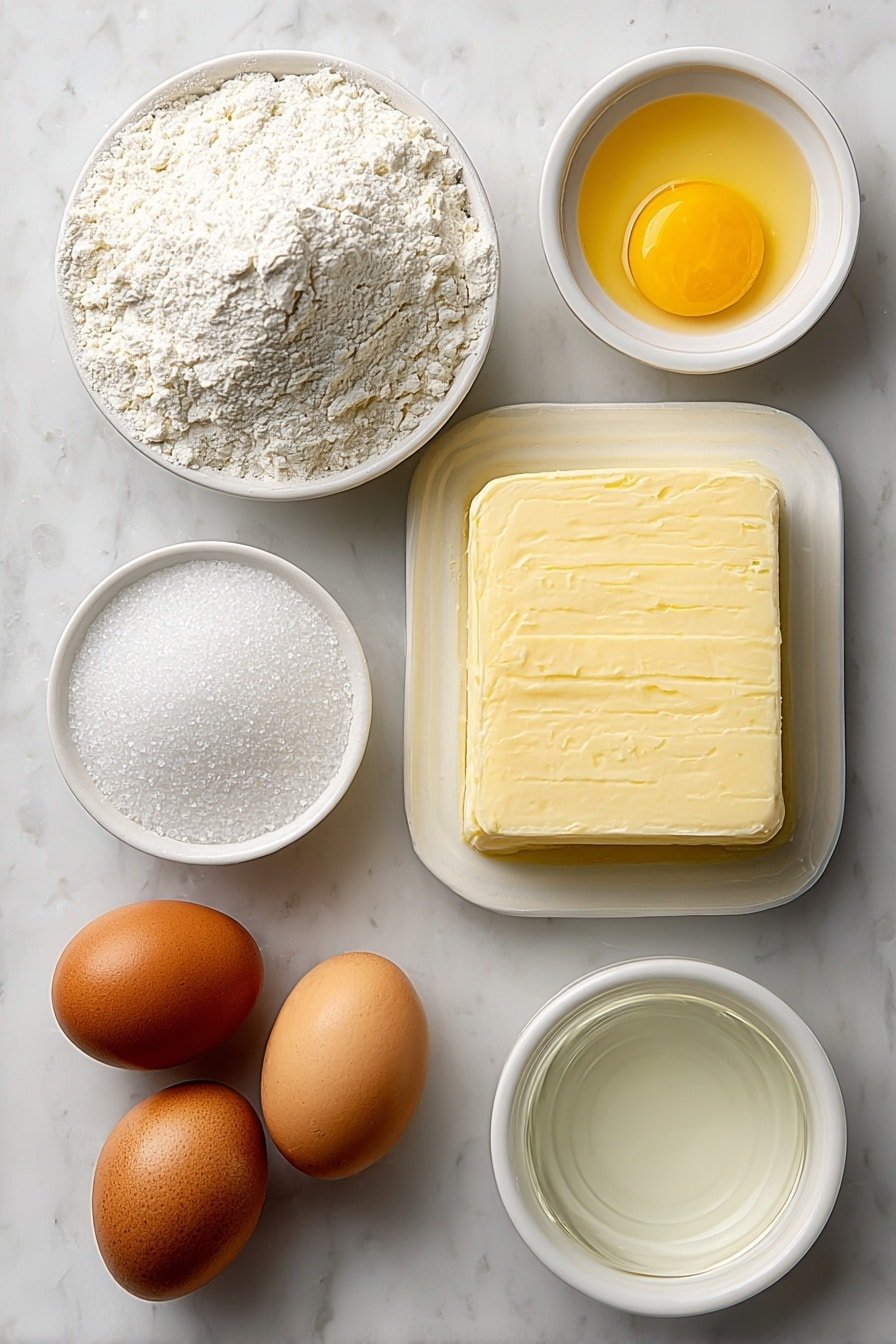 Pink Coconut Snow Bars Recipe - Ingredients Image — Pink Coconut Snow Bars, Pink Coconut Snow Bars recipe, coconut dessert bars, easy coconut snow bars, homemade coconut treat