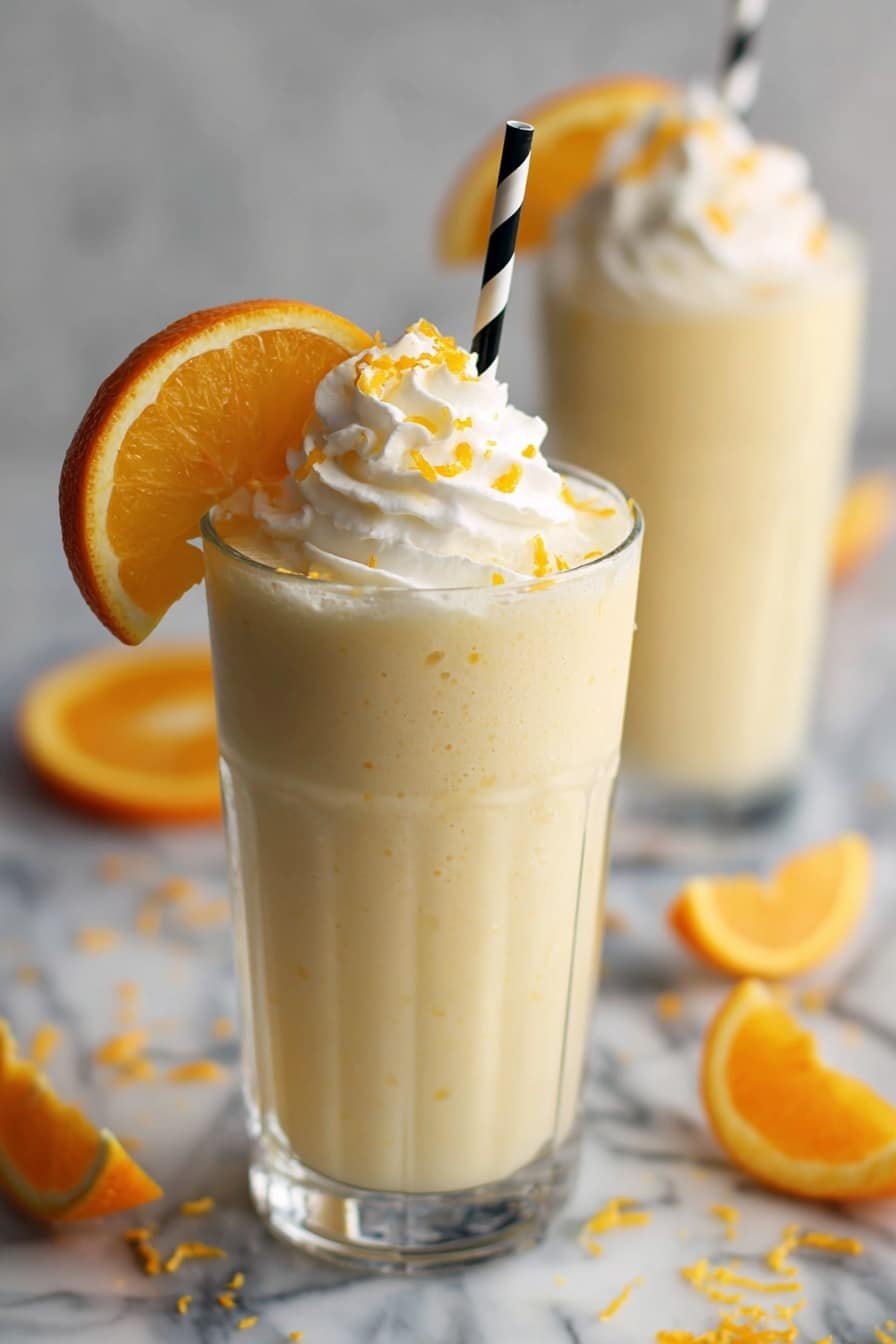Orange Creamsicle Smoothie Recipe - Article Image 2 — Orange Creamsicle Smoothie, healthy orange smoothie, easy breakfast smoothies, creamy citrus drink, refreshing fruit smoothies