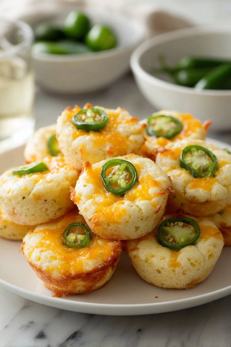 Cheesy Jalapeño Popper Shortbread Recipe - Article Image 1 — Cheesy Jalapeño Popper Shortbread, jalapeño popper appetizer, savory shortbread recipe, cheesy snack ideas, spicy cheese appetizer