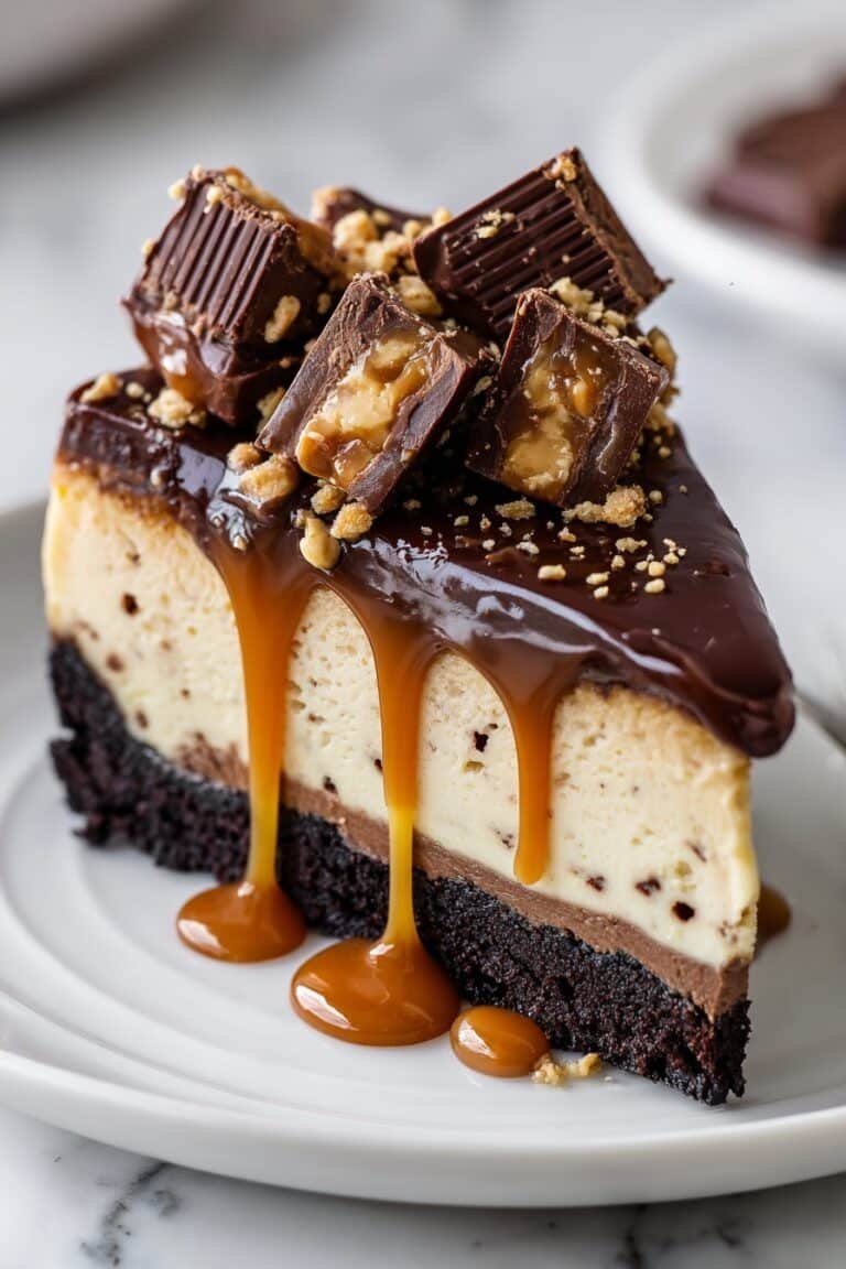 Snickers Cheesecake Recipe