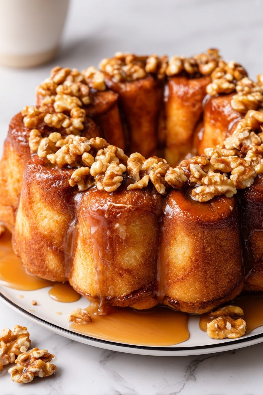 Homemade Monkey Bread with Walnuts and Vanilla Recipe - Article Image 2 — Homemade Monkey Bread with Walnuts and Vanilla, easy monkey bread recipe, cinnamon walnut monkey bread, soft and sticky monkey bread, brunch dessert recipes