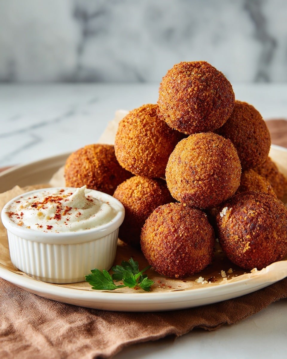Easy Bloomin’ Onion Bites with Zesty Dipping Sauce Recipe - Recipe Image — Easy Bloomin’ Onion Bites, crispy onion appetizer, zesty dipping sauce, homemade onion snack, quick onion bites recipe