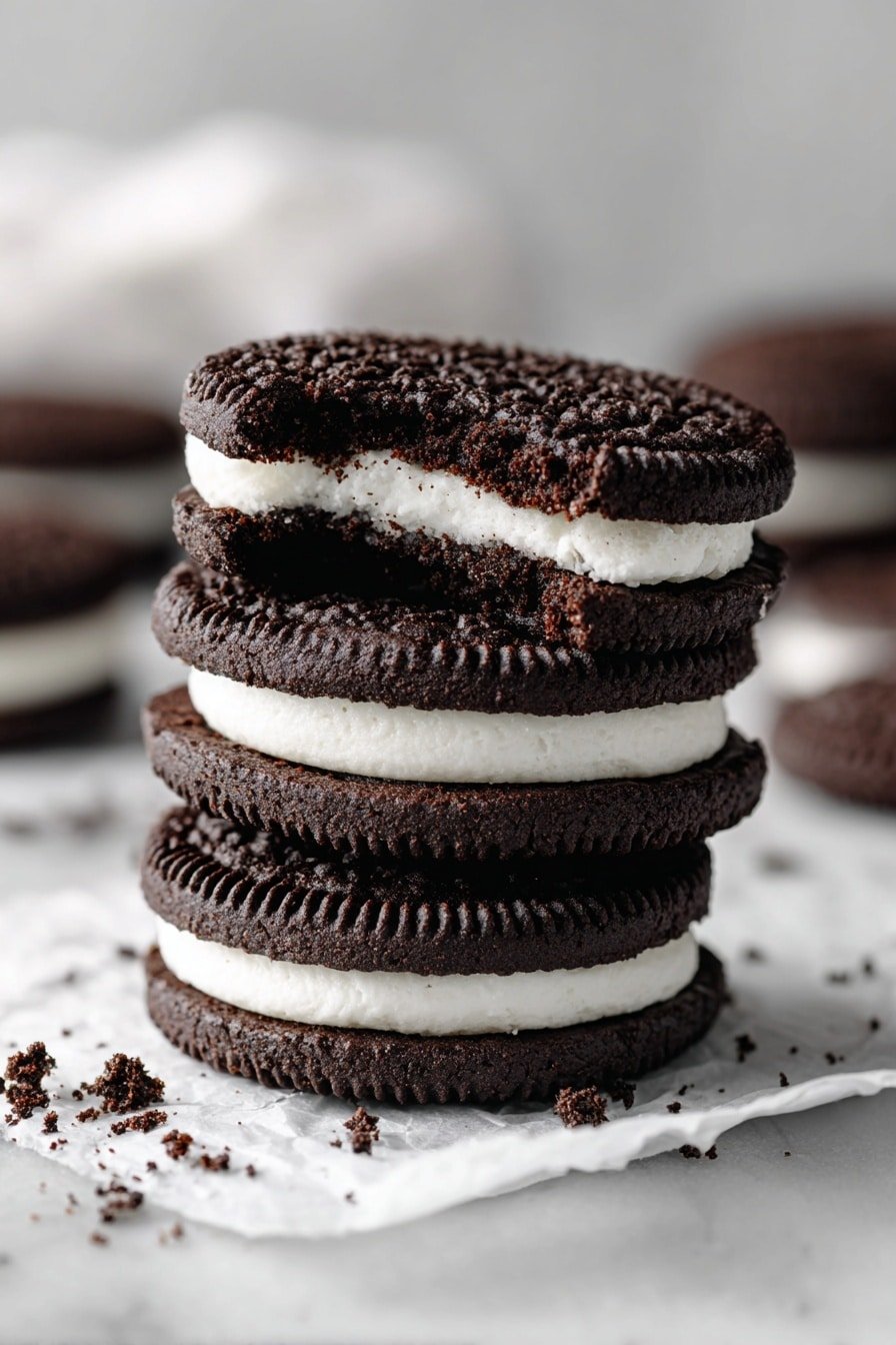 Black Velvet Cheesecake Cookies Recipe - Article Image 2 — Black Velvet Cheesecake Cookies, chocolate cheesecake cookies, easy cheesecake cookie recipe, creamy filling cookies, cocoa dessert cookies