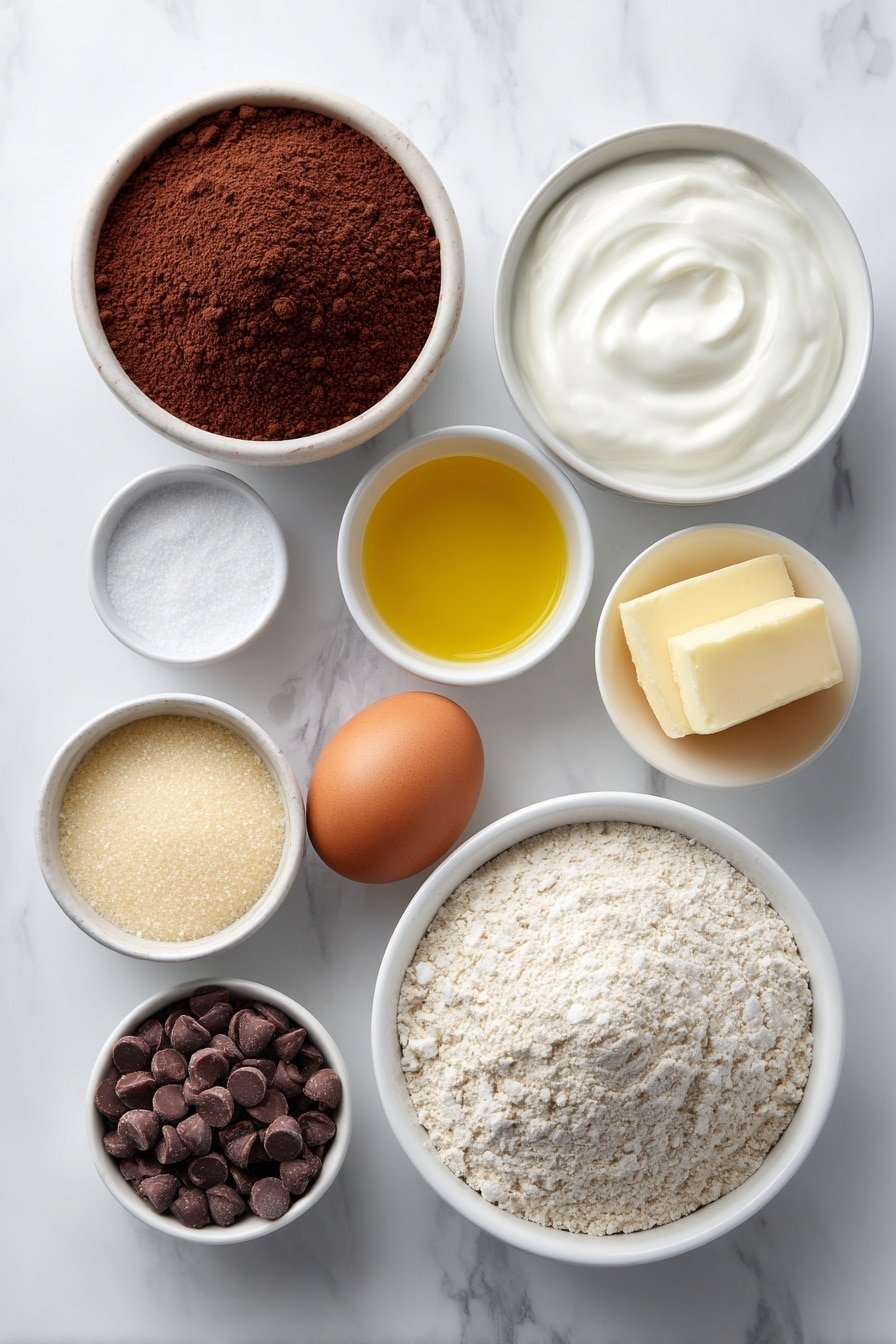 Healthy Fudge Protein Chocolate Donuts Recipe - Ingredients Image — Healthy Fudge Protein Chocolate Donuts, chocolate donuts healthy, protein powder donuts, nutritious chocolate donuts, easy healthy donut recipe