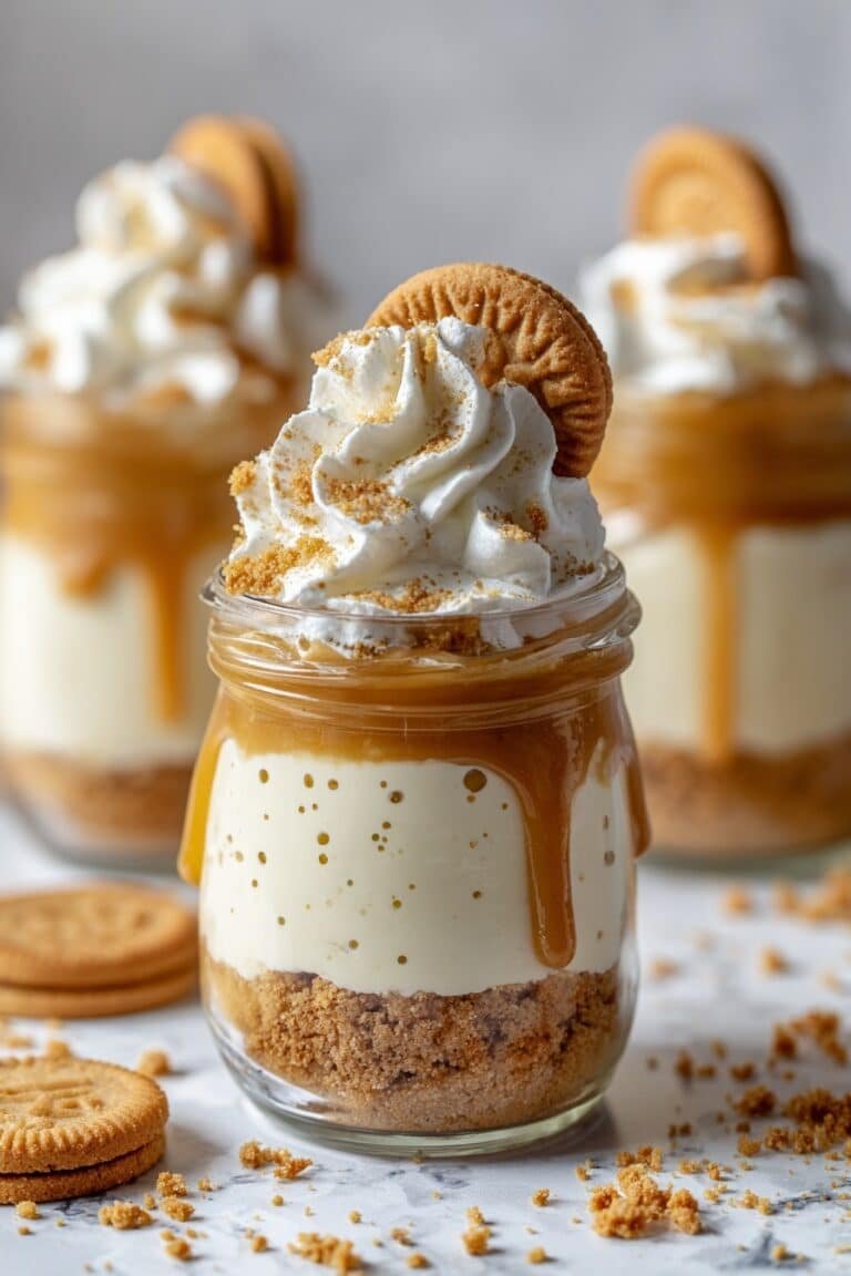 Vegan Mini Biscoff Cheesecakes Recipe