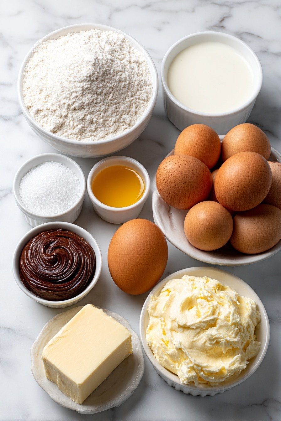 How to Make Baked Taiyaki with Sweet Fillings Recipe - Ingredients Image — How to Make Baked Taiyaki with Sweet Fillings, baked taiyaki recipe, Japanese fish-shaped treat, homemade taiyaki with sweet fillings, easy baked taiyaki instructions