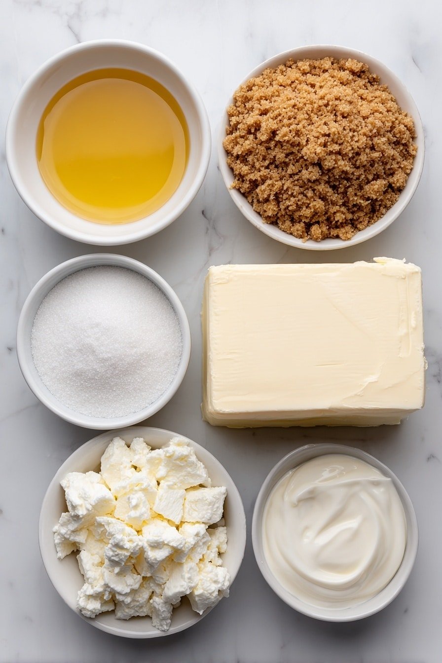 Creamy Cherry Cheesecake with Graham Cracker Crust Recipe - Ingredients Image — Creamy Cherry Cheesecake with Graham Cracker Crust,Cherry Cheesecake,Easy Cheesecake Recipe,Full of Flavor Cheesecake,No-Bake Cherry Cheesecake