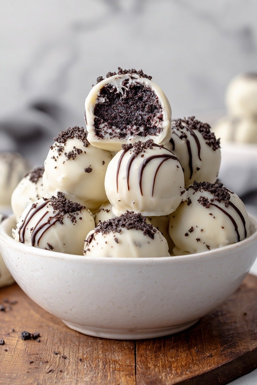 Oreo Cake Balls Recipe - Article Image 1 — Oreo Cake Balls, Oreo Cake Balls recipe, how to make Oreo Cake Balls, easiest Oreo Cake Balls, Oreo dessert idea
