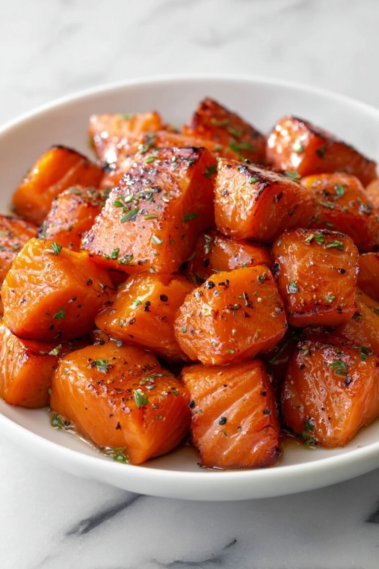 Hot Honey Salmon Bites Recipe