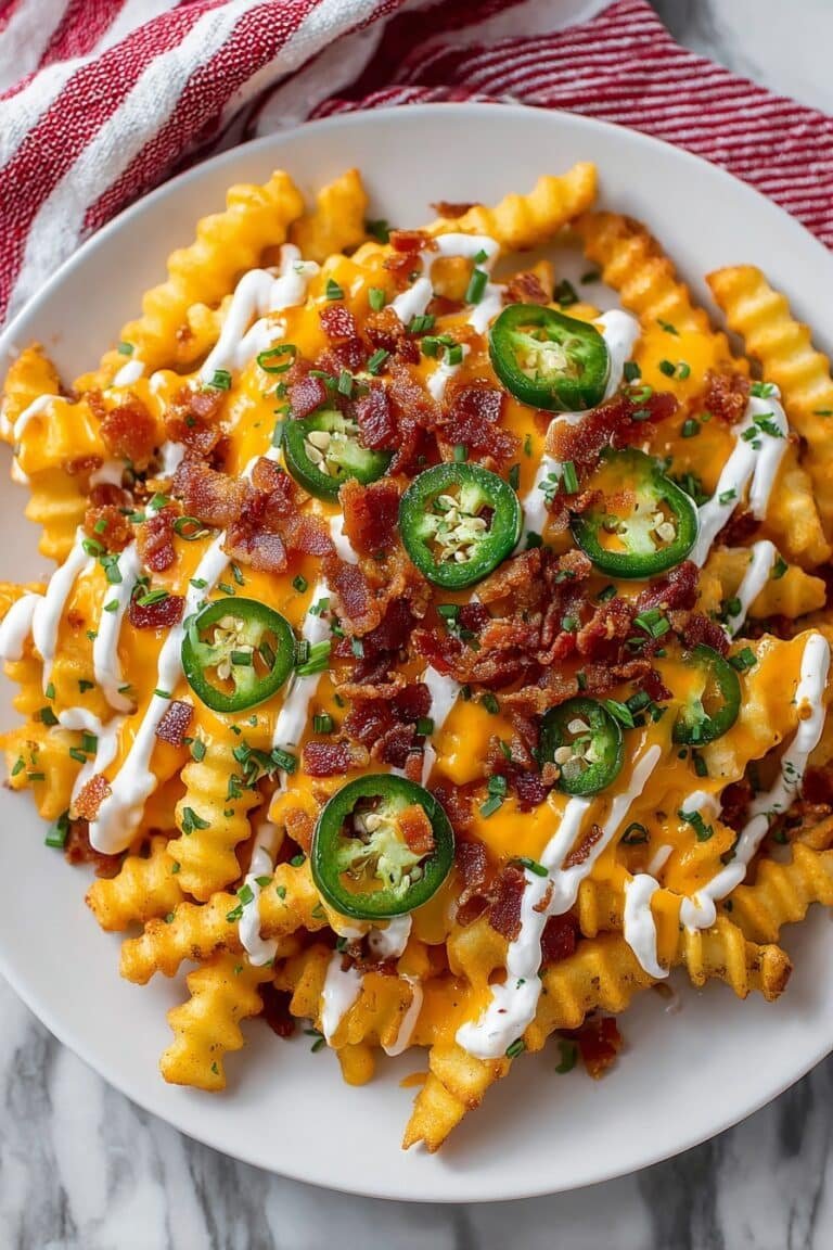 Crispy Cheddar Bacon Voodoo Fries Recipe