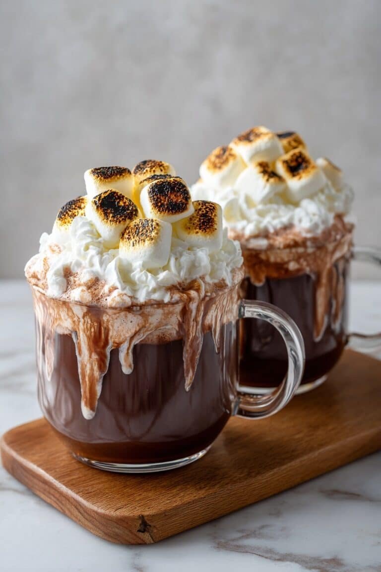 Toasted Marshmallow S’mores Latte Recipe