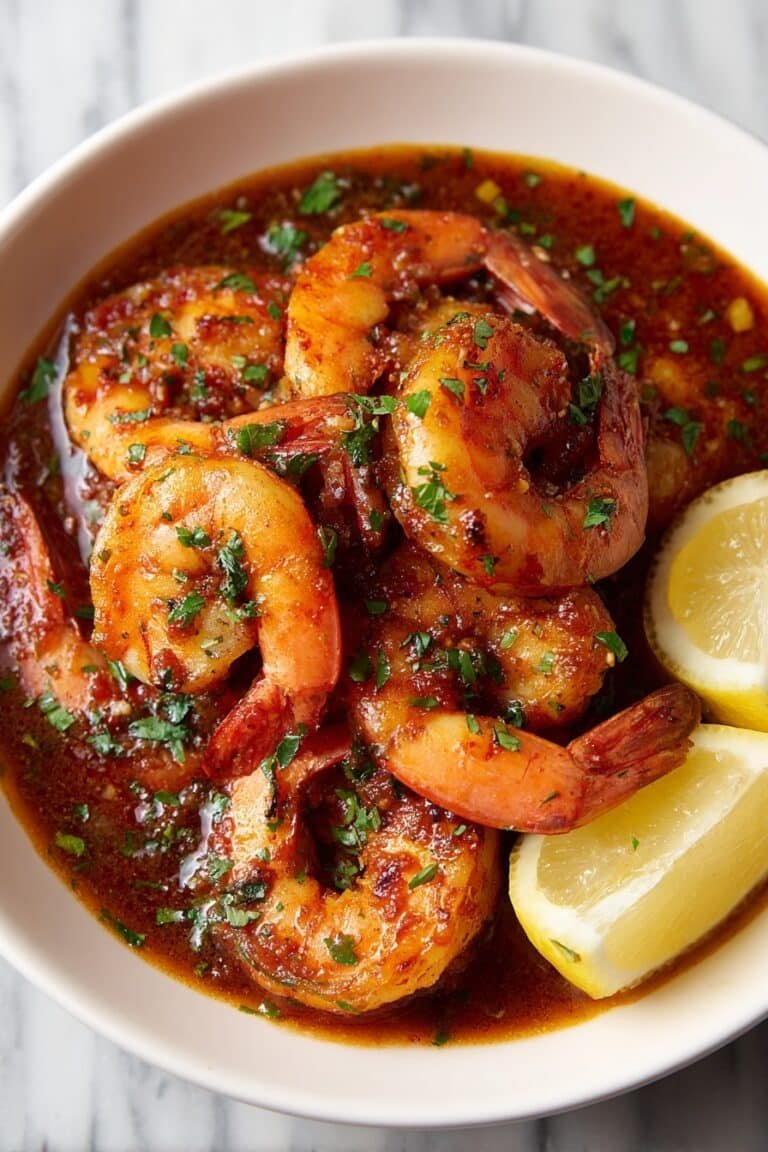 Spicy Cajun Shrimp with Rich Tomato Sauce Recipe
