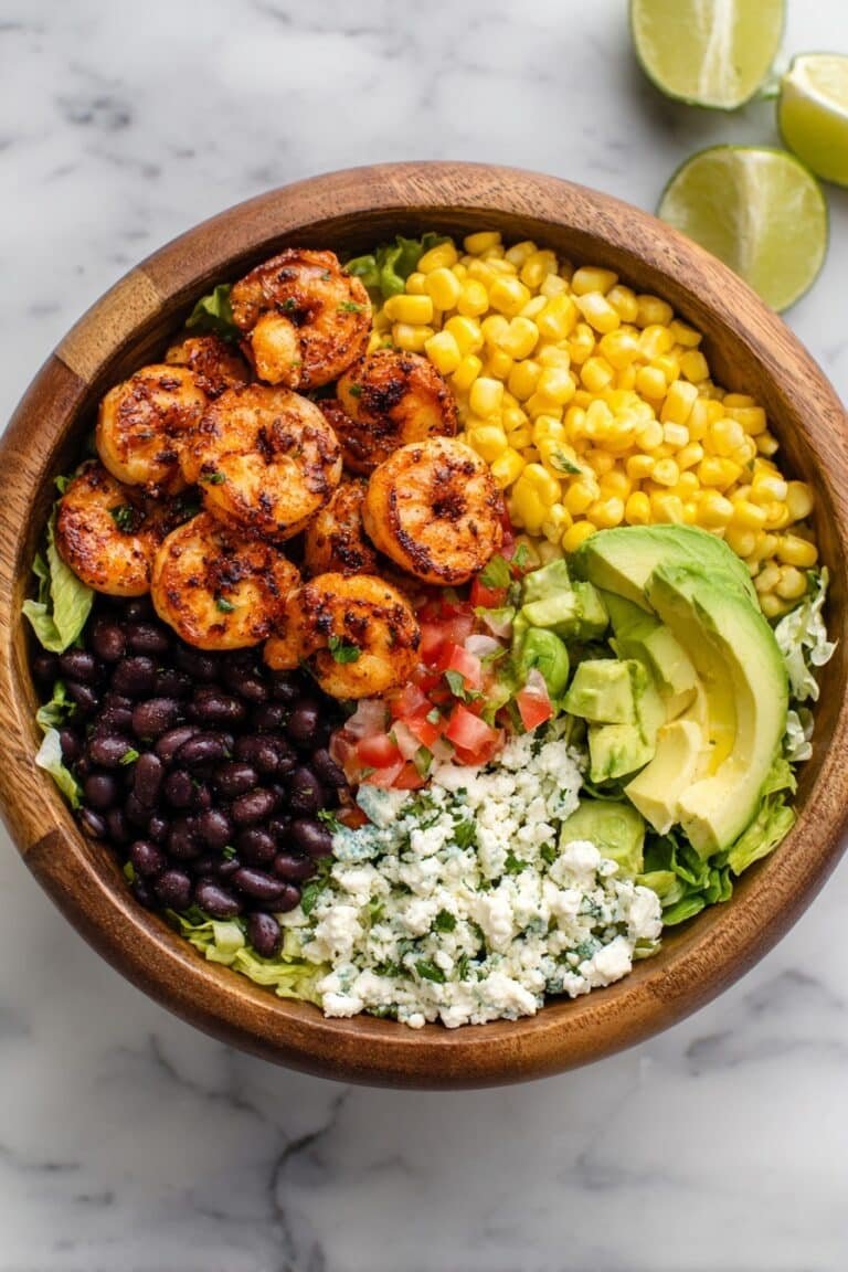 Grilled Shrimp Salad with Corn and Avocado Recipe