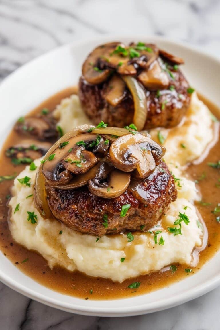 Classic Salisbury Steak with Rich Gravy Recipe