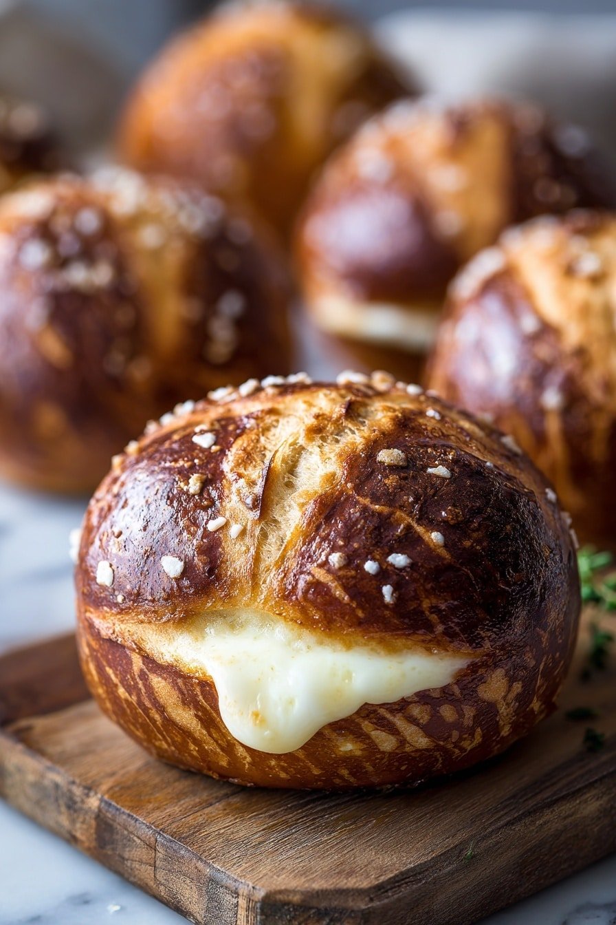 Mozzarella Stuffed Soft Pretzels Recipe - Article Image 2 — Mozzarella Stuffed Soft Pretzels, soft pretzel recipe with mozzarella, cheesy pretzels recipe, homemade soft pretzels with cheese, easy pretzel snack recipe