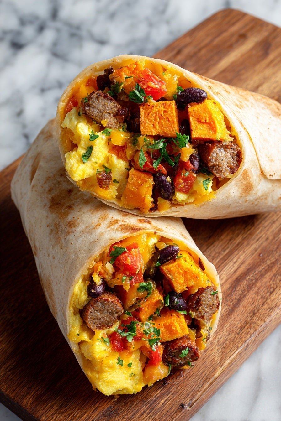 Sweet Potato Breakfast Burritos Recipe - Article Image 2 — Sweet Potato Breakfast Burritos, Breakfast Burritos with Sweet Potatoes, Healthy Breakfast Burritos, Easy Breakfast Burrito Recipes, Weekend Breakfast Ideas