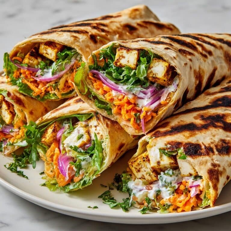Sweet Chili Halloumi Wraps Recipe