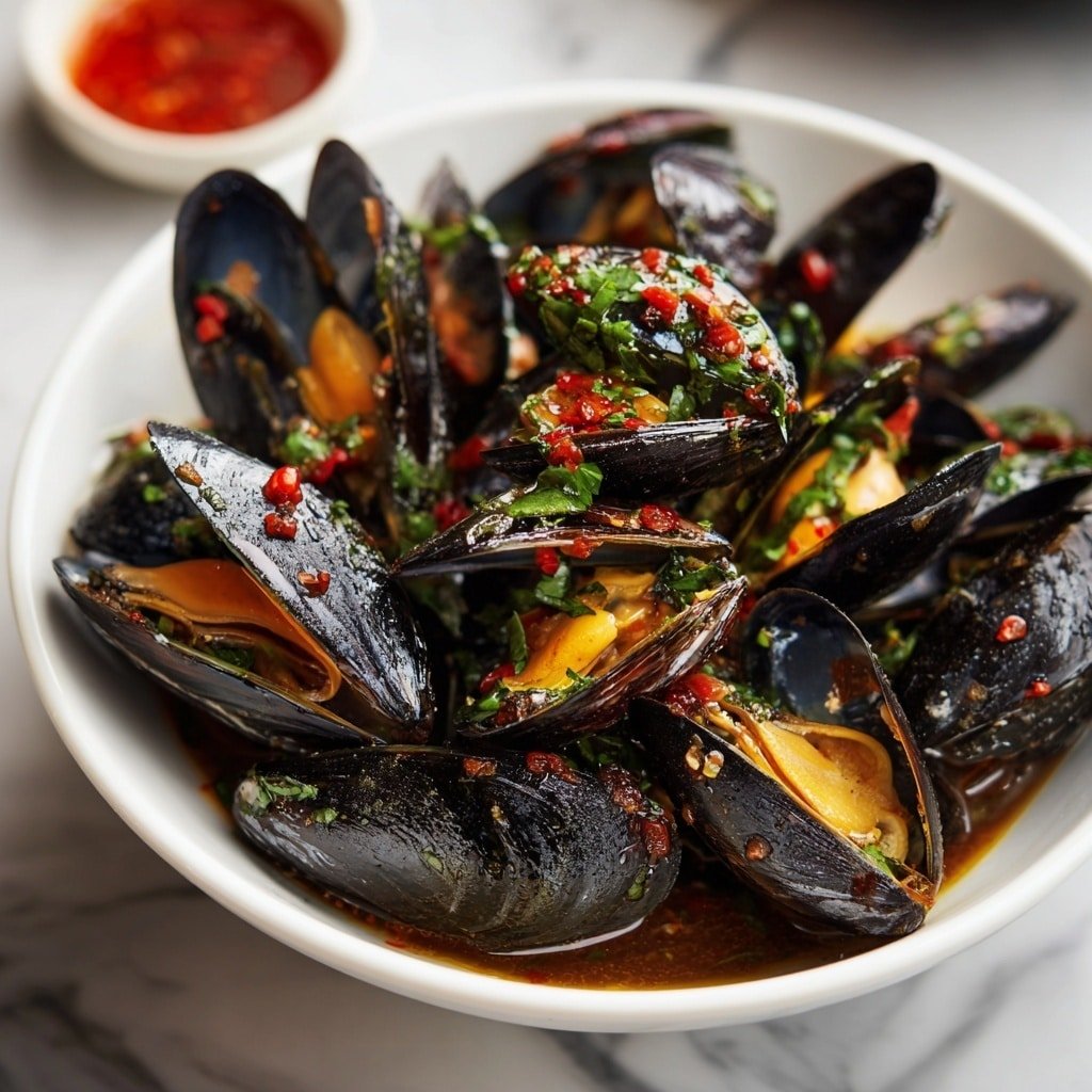 Sweet Chilli Marinated Mussels Recipe - Article Image 2 — Sweet Chilli Marinated Mussels, mussel marinade recipe, spicy seafood appetizer, easy mussel dishes, seafood starter ideas