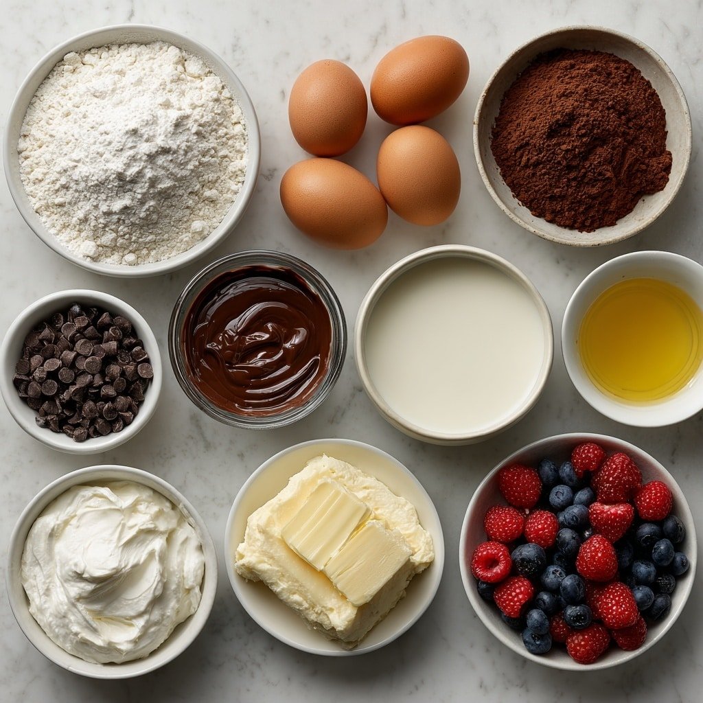 Chocolate Waffles Recipe - Ingredients Image — Chocolate Waffles, chocolate waffles recipe, how to make chocolate waffles, easy chocolate waffles, delicious chocolate breakfast