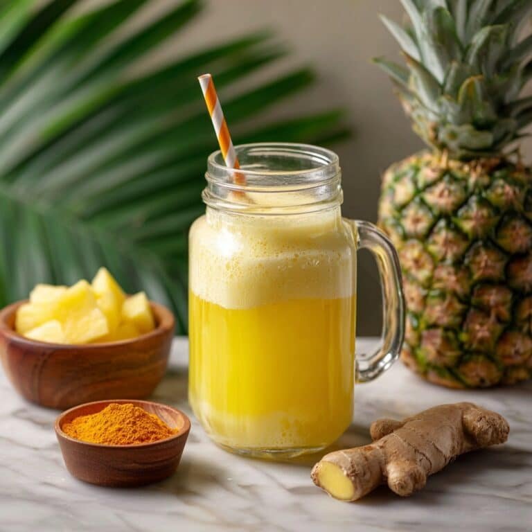 Pineapple Protein Turmeric Smoothie Recipe