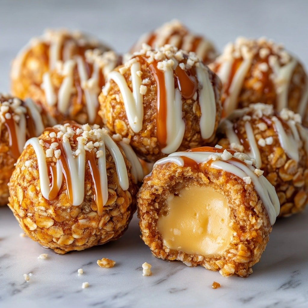 Salted Caramel Pretzel Cheesecake Balls Recipe - Article Image 1 — Salted Caramel Pretzel Cheesecake Balls, no-bake dessert, easy caramel cheesecake bites, sweet and salty cheesecake treats, decadent party dessert