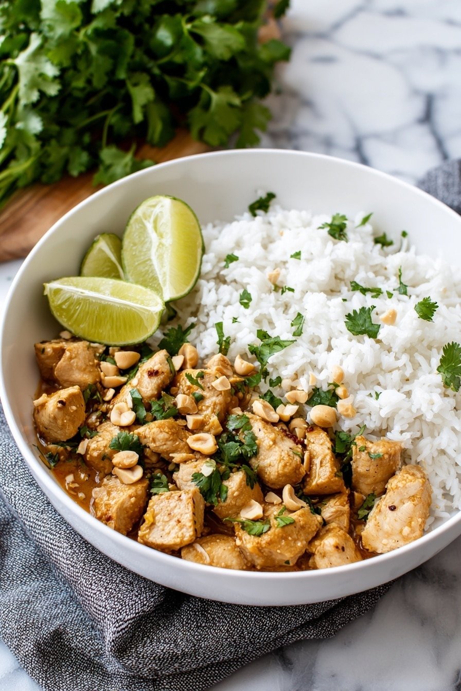 Thai Peanut Chicken Skewers Recipe - Article Image 2 — Thai Peanut Chicken Skewers, Thai Chicken Skewers with Peanut Sauce, Easy Thai Chicken Recipes, Healthy Chicken Skewer Ideas, Asian-inspired Chicken Skewers