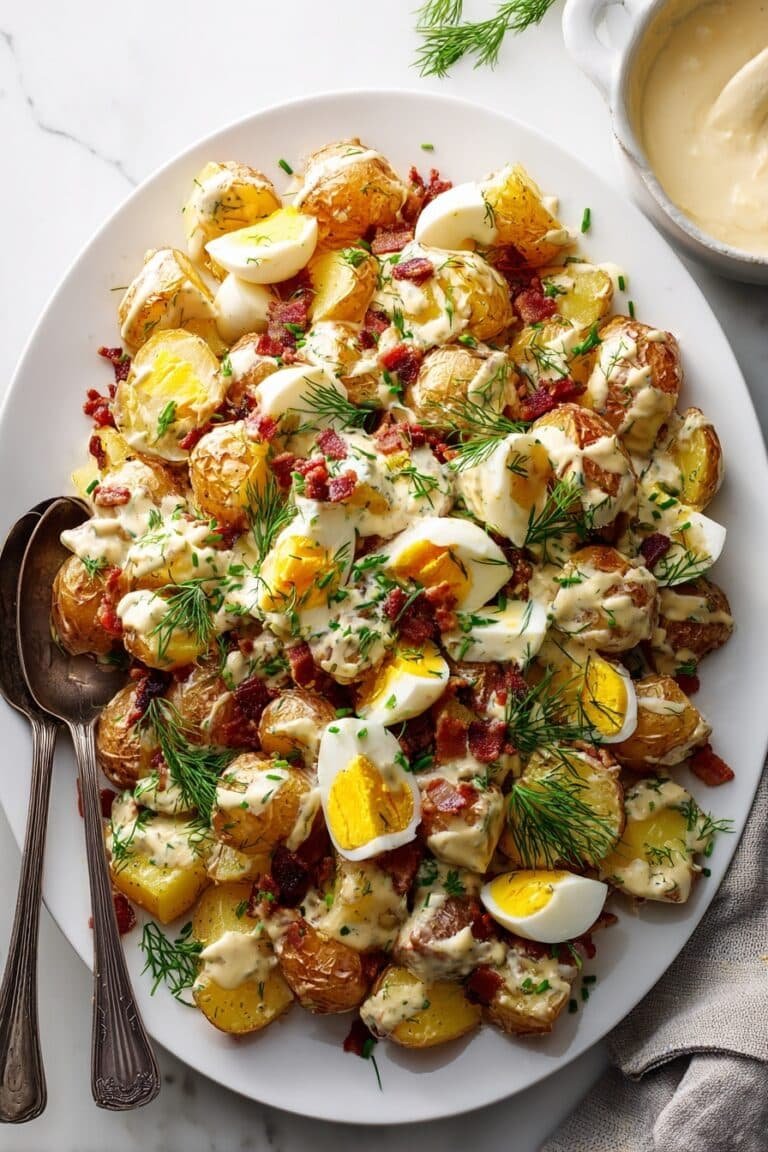 Crispy Smashed Potato Salad Recipe