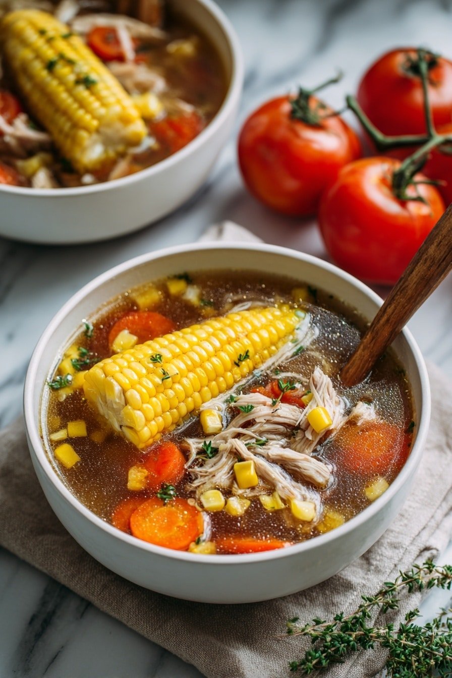 Jamaican Chicken Soup with Dumplings Recipe - Article Image 2 — Jamaican Chicken Soup with Dumplings, Jamaican Chicken Soup, Jamaican Soup Recipes, Comforting Jamaican Soups, Spicy Jamaican Chicken Soup