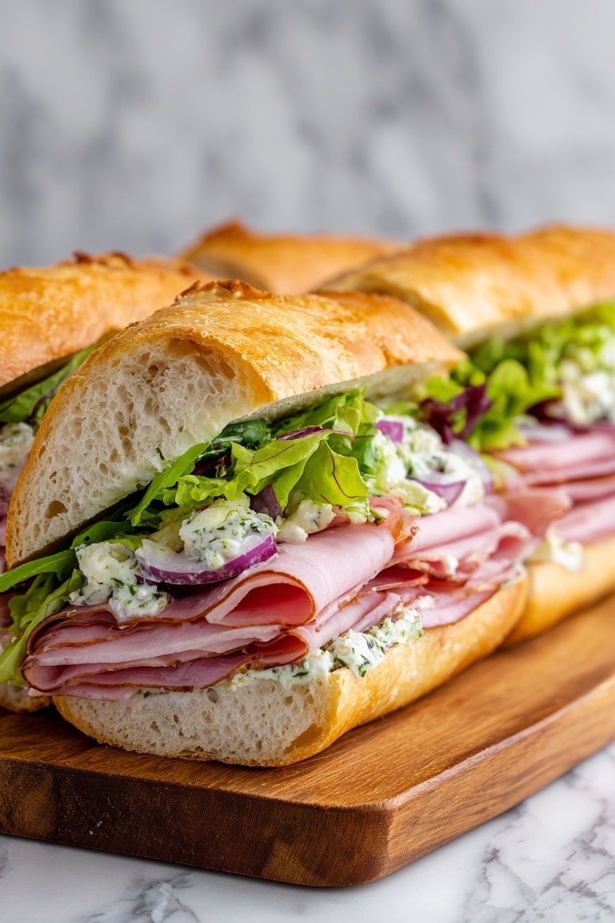 Viral Italian Chopped Sandwich Recipe - Article Image 2 — Viral Italian Chopped Sandwich, Italian sandwich recipe, chopped sandwich ideas, quick Italian lunch, hearty cold sandwich