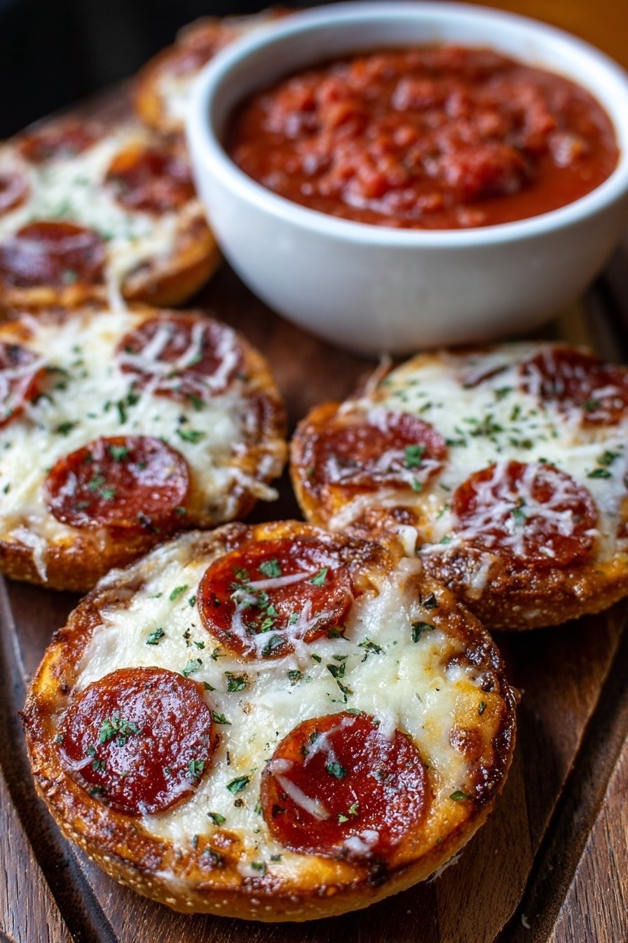 Cheesy Pepperoni Pizza Bites Recipe - Article Image 2 — Cheesy Pepperoni Pizza Bites, easy pizza appetizer, cheesy snack recipes, quick pizza bite recipe, flavorful party snacks