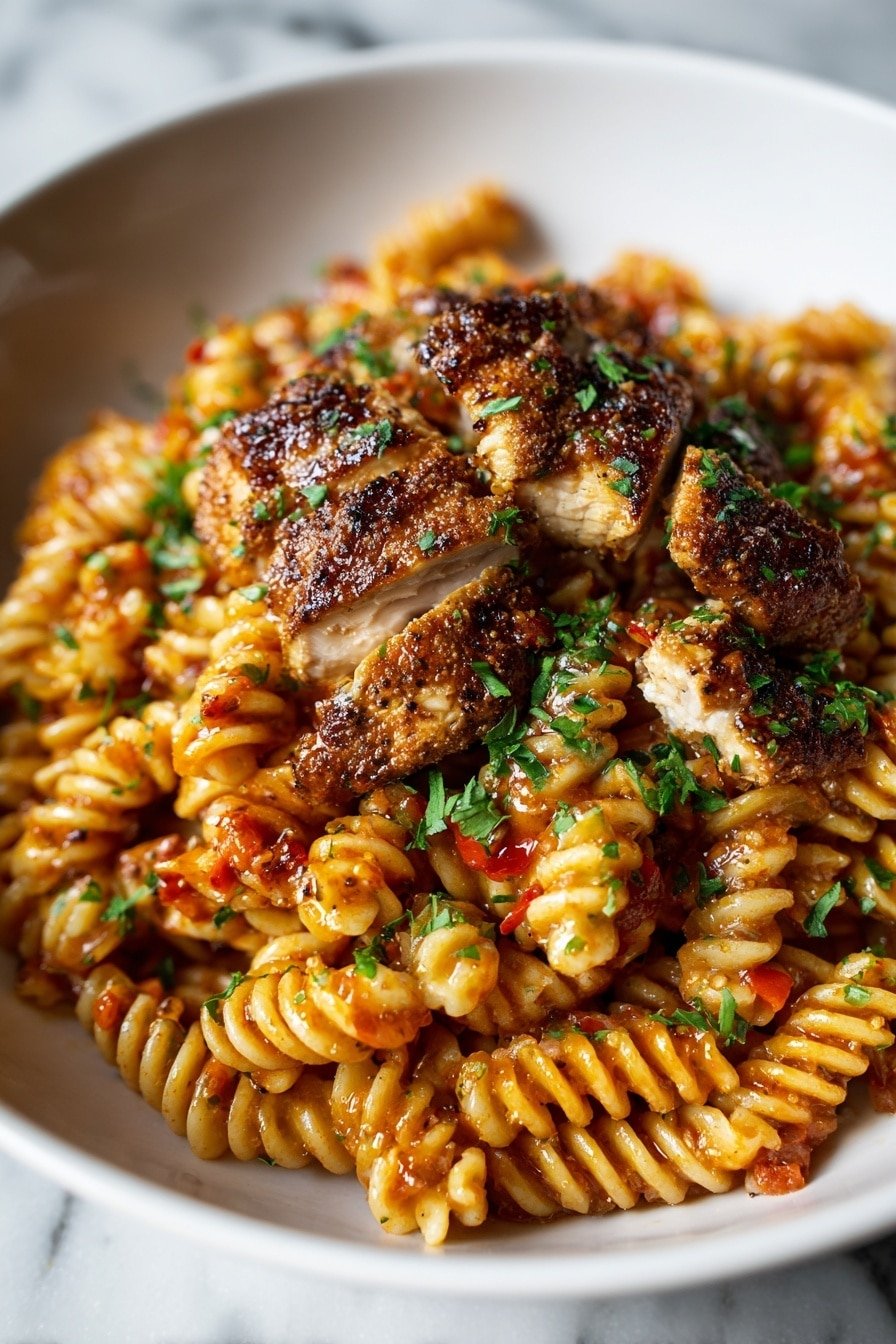 Honey Pepper Chicken Pasta Recipe - Article Image 2 — Honey Pepper Chicken Pasta, Honey Pepper Chicken Pasta recipe, easy chicken pasta dinner, quick pasta with honey and pepper, comforting chicken pasta dish