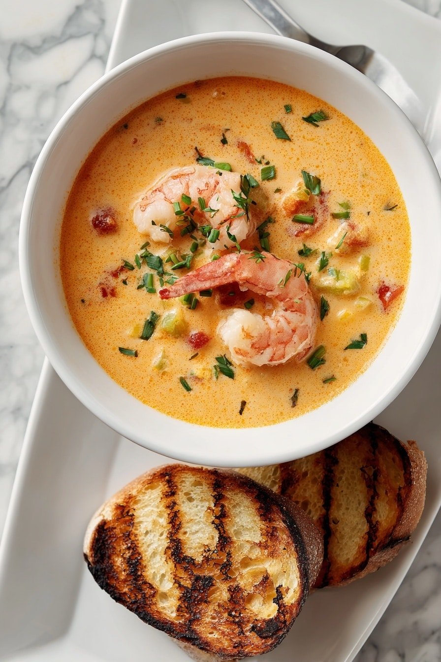 Creamy Shrimp and Crab Seafood Bisque Recipe - Article Image 2 — Creamy Shrimp and Crab Seafood Bisque, seafood bisque recipe, shrimp and crab soup, comfort seafood recipe, easy seafood bisque